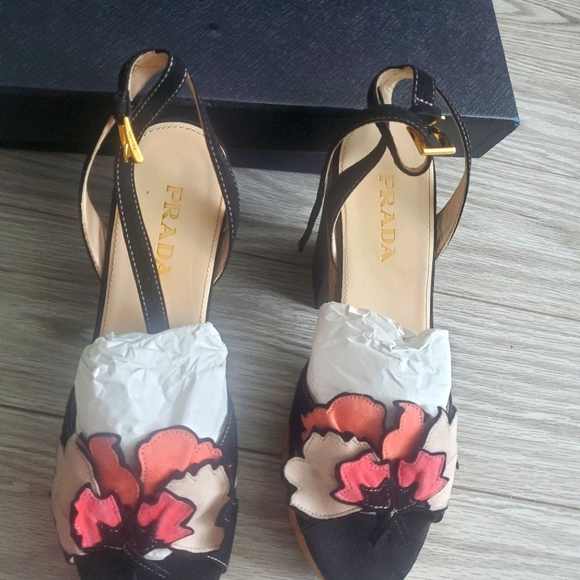 Prada Wedge Sandal - Picture 2 of 10